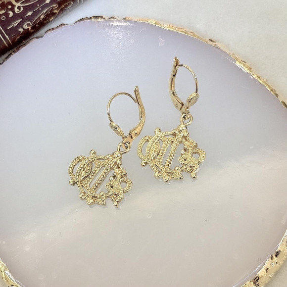 【TiC TAC浦和パルコ店】ヴィンテージフェア≪Christian Dior／エンブレムロゴピアス≫