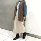 セールアイテムのアルパカニットベスト