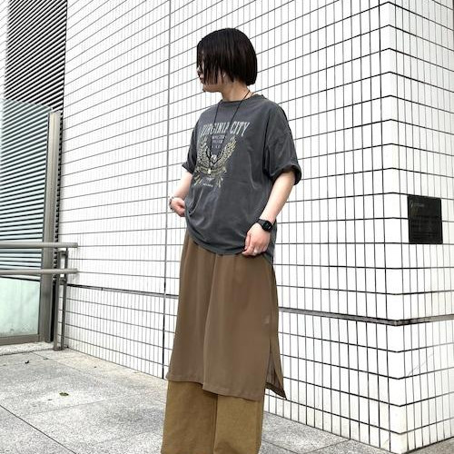 ワイドTEEはロックっぽいプリ...