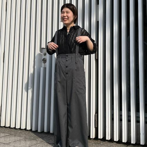 インドレースのブラウスはモノト...