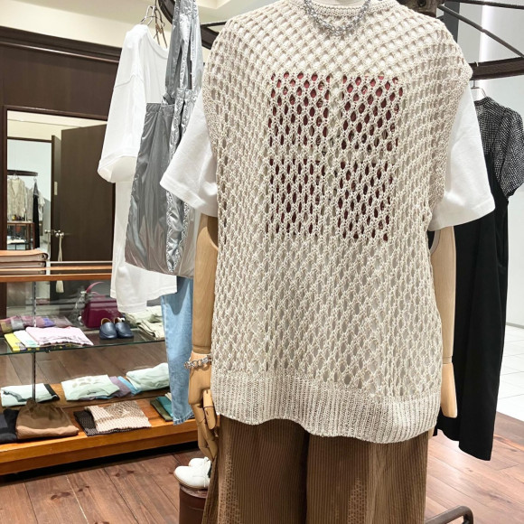 人気のメッシュニットが再入荷！