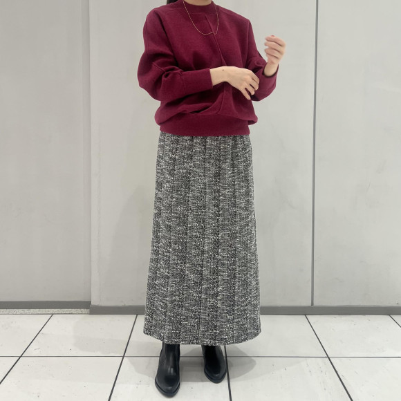 綿ポリエステルダブルJQ　クルーネックP/O