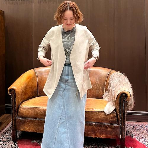 カジュアルなデニムスタイルには...