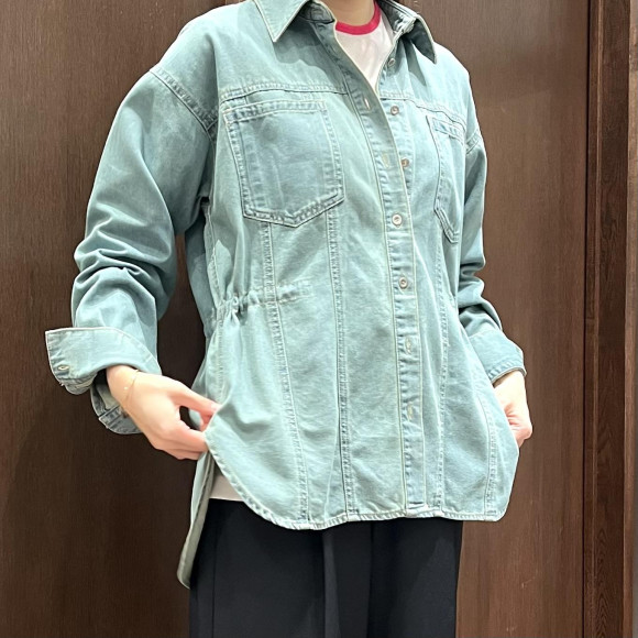 ライトozデニム　オーバーシャツ