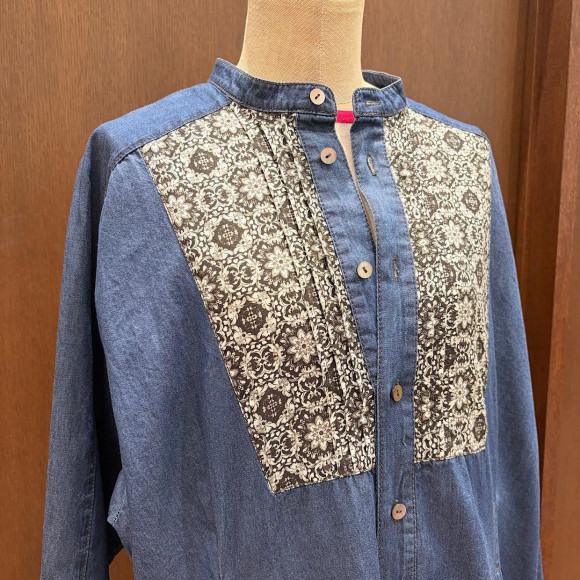 新作デニムワンピ