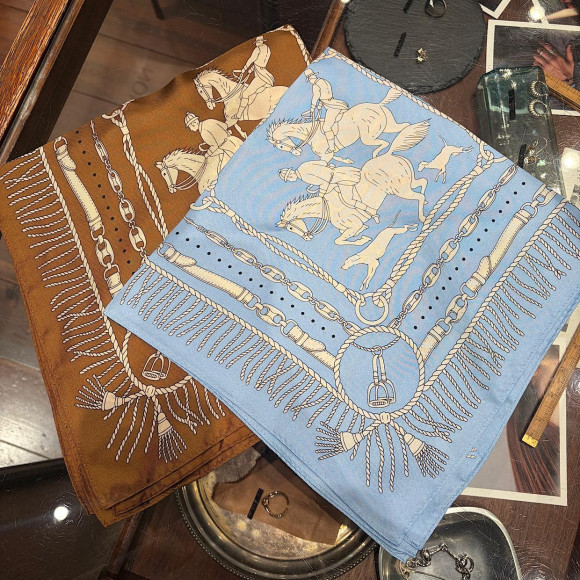 別注シルクスカーフ