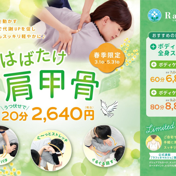 はばたけ肩甲骨