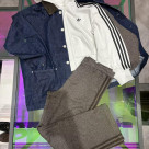 adidasのツイード柄ウェア♡