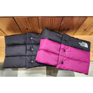 ダウンマフラーで温かさをプラス！