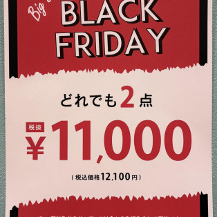 ☆BLACK FRIDAY どれでも2点¥11,000(税抜)☆
