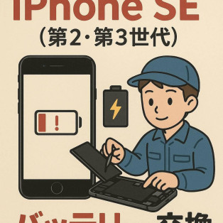 ★☆　まだまだ人気！iPhone SE2・SE3のバッテリー交換　☆★