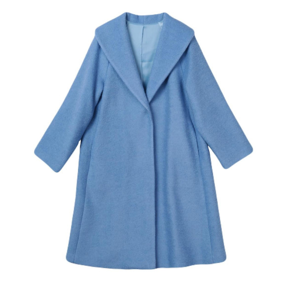 【NEW】ウールシープパイル ショールカラー コート