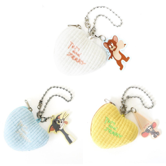 【NEW】TOM and JERRY　チアフルハートポーチチャーム