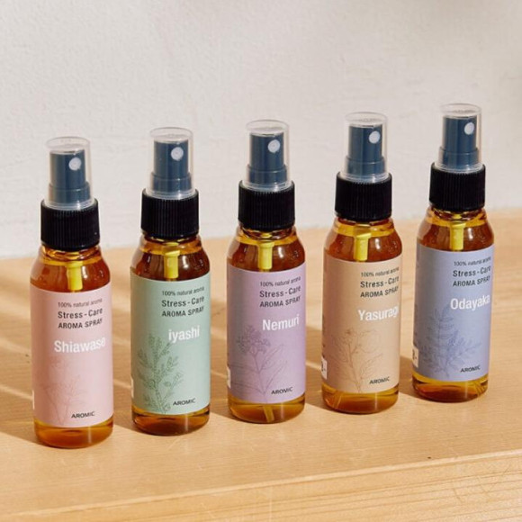 【消除壓力】被天然香氣治愈的芳香噴霧