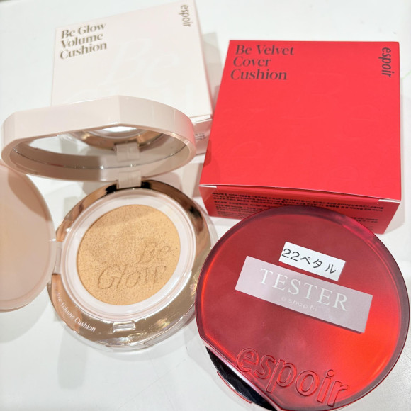 選べる仕上がり♪エスポアのクッションファンデーション