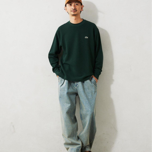 別注ラコステ｜価値あるベーシック-ロングスリーブT＆カーディガン-｜RELUME