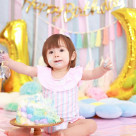 初めてのお誕生日の撮影もミチュールで♡