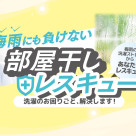 【梅雨にも負けない!】部屋干しレスキュー
