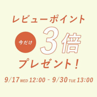 レビューポイントアップキャンペーン開催！