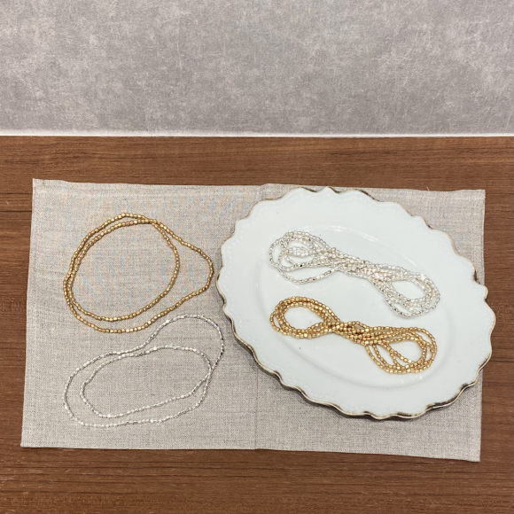 ビーズネックレス再入荷しました！