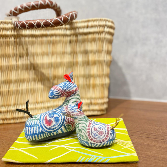 真工藝「木版手染めぬいぐるみ 干支（午）」入荷！