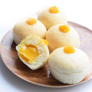冷やしても美味しい「マンゴークリームパン」