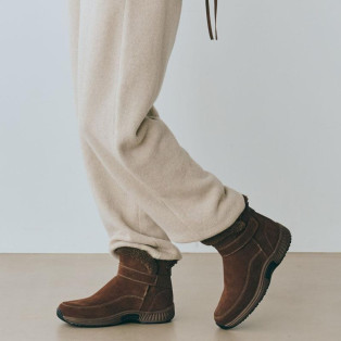 ボアで暖かさと華やかさを添えるボアブーツ『ブリス』