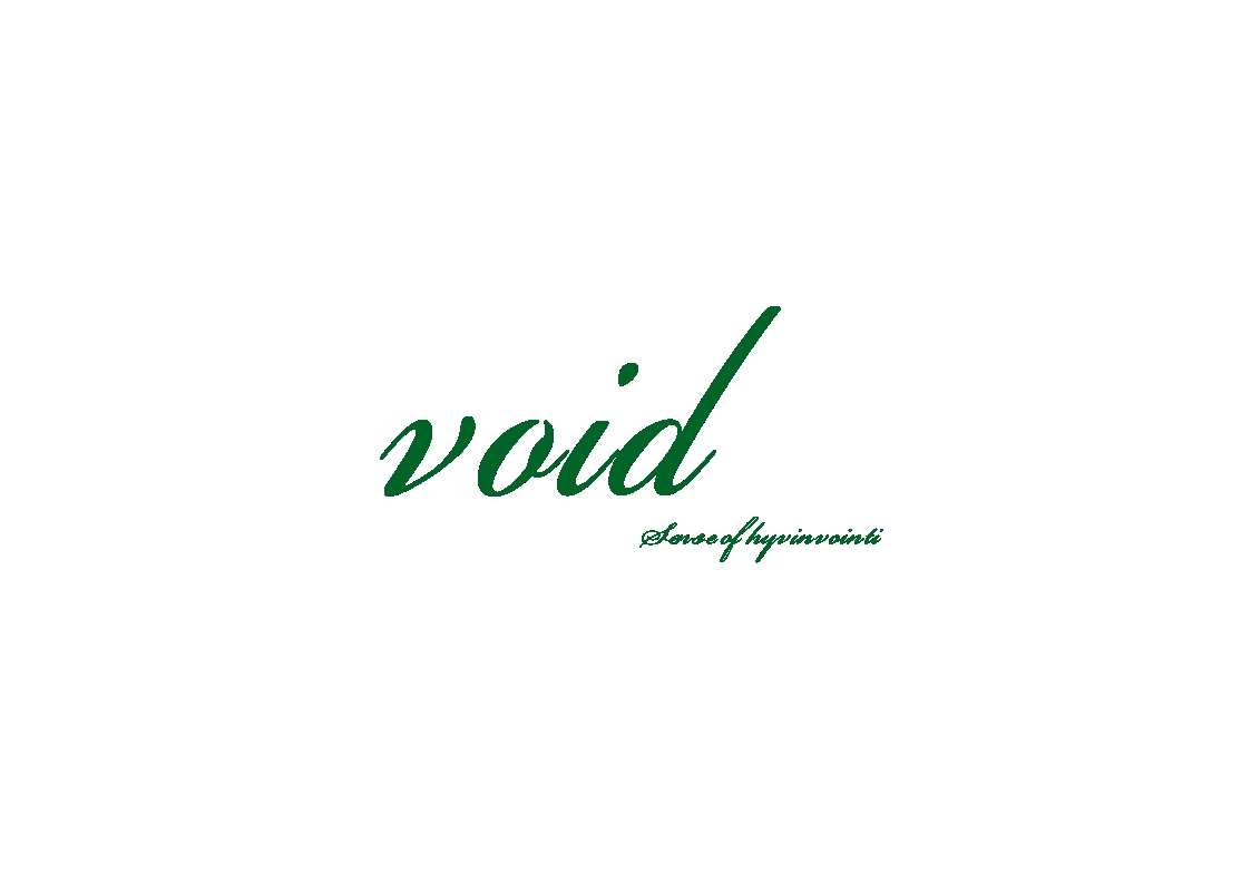 【期間限定ショップのお知らせ】void（ボイド）