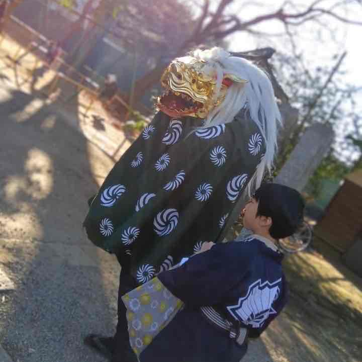 浦和PARCOのお正月～本太お囃子連獅子舞演奏～