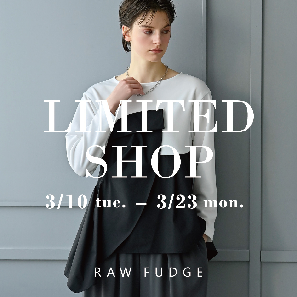 【期間限定ショップのお知らせ】RAW FUDGE